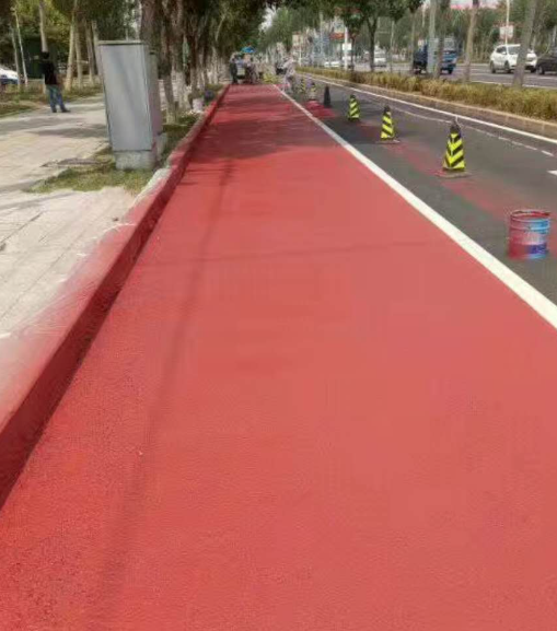 晋城彩色路面喷涂施工要点